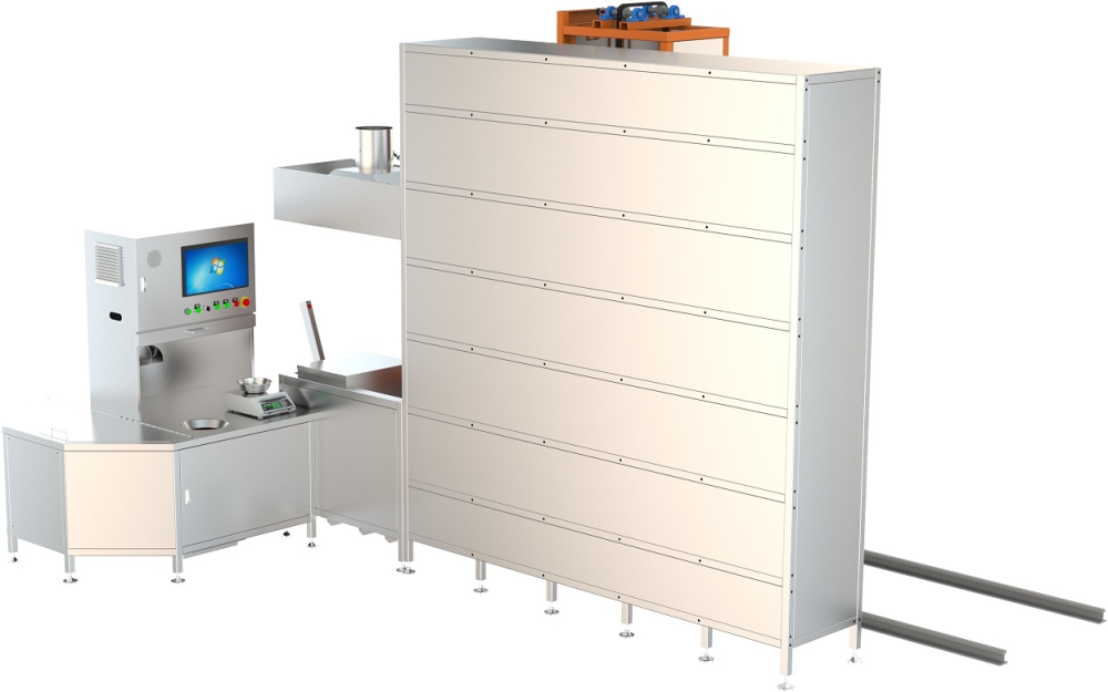 半自动立库式小料配料系统  Semi-Automatic Palletized Small Material Feeding System